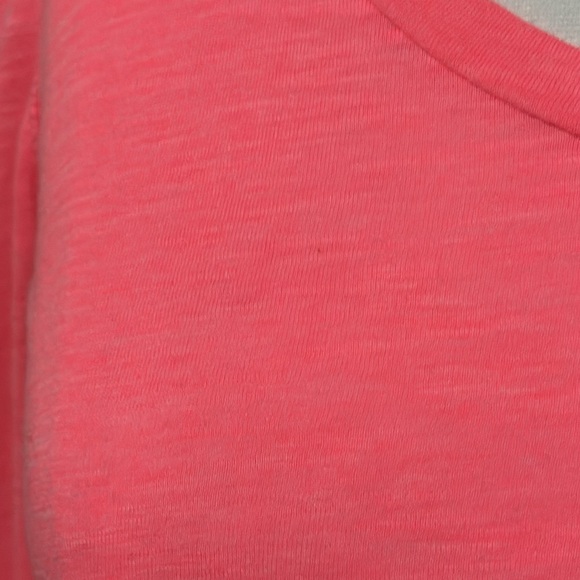 VS PINK-Tissue Long Sleeve Tee-Sz XS-Hot Pink-GUC - Picture 4 of 15